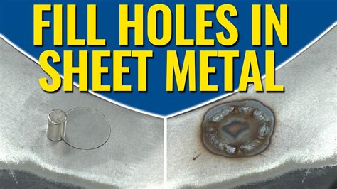 sheet metal hole repair|repair elongated hole in metal.